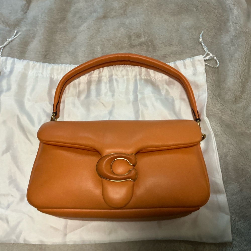 Coach Pillow Tabby 26 Orange